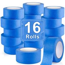 Fita para pintores NEOACT 16 rolos de 5 cm de largura, azul, 880 jardas no total Fita para pintores NEOACT 16 rolos de 5 cm de largura, azul, 880 jardas no total