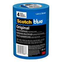 Fita para pintores ScotchBlue Original 36 mm x 55 m 4 rolos azuis Fita para pintores ScotchBlue Original 36 mm x 55 m 4 rolos azuis