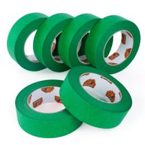 Fita para pintores TAPEBEAR Green Multi-Surface 36 mm x 55 m 6 rolos Fita para pintores TAPEBEAR Green Multi-Surface 36 mm x 55 m 6 rolos