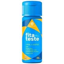 Fita Para Piscina 5 Em 1 (mede Ácido Cianúrico) 25 Fitas Organicoat
