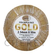 Fita para Prótese Capilar GOLD Dupla Face 2.54mm x 50m