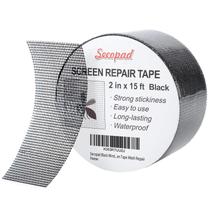 Fita para Reparo de Tela Secopad 5 cm x 4,5 m Preta Adesiva