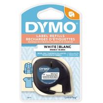 Fita para rotulador LetraTag para tecido Branca escrita Preta 12mm - 18771 - Dymo Fita para rotulador LetraTag para tecido Branca escrita Preta 12mm - 18771 - Dymo