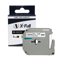 Fita para rotulador M-k221 9mmX8m Preto/Branco Compativel - XFULL Fita para rotulador M-k221 9mmX8m Preto/Branco Compativel - XFULL
