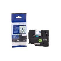 Fita para Tecido Compatível Brother Tze-FA3 Branca 12mm Kze Fita para Tecido Compatível Brother Tze-FA3 Branca 12mm Kze