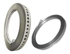 Fita perfurada 19mm galvanizado rolo com 10mts