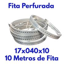 Fita Perfurada Original Galvanizada 17mm X 0,40mm X 10metros