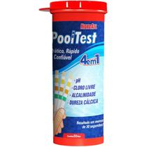 Fita Piscina PoolTest 4 em 1 HidroAll 50 Tiras
