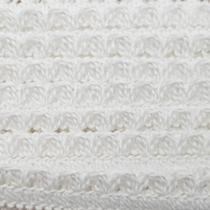 Fita Poliéster Renda Galão Branco 13mm 10 Metros 43g