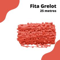 Fita Pompom Coral 20mm Rolo Com 25 Metros - Nybc Fita Pompom Coral 20mm Rolo Com 25 Metros - Nybc