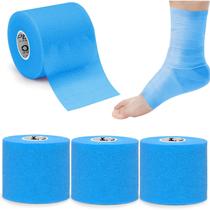 Fita pré-embrulhada OK TAPE 4 rolos 110 m 7 cm azul Fita pré-embrulhada OK TAPE 4 rolos 110 m 7 cm azul