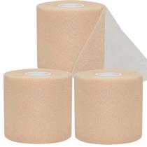 Fita Pré-Wrap Atlética ADMITRY 3 Rolos 6 cm x 20 m Bege