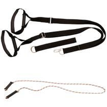 Fita Profissional Treino Suspenso Tipo Trx + Corda De Pular Exercicios Funcional