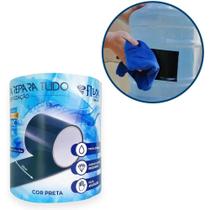 Fita PVC Reparadora FlvxHidro Preta 10cm x 1,50m