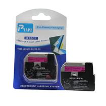 Fita Refil Compatível M-P31 MK-P31 Roxa 12mm p/ Rotulador Brother PT-65 PT-70 PT-80 PT-85 PT-90 PT-M95 PT-70BM PT-45 PT-55 PT-100 PT-110