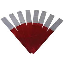Fita Refletiva de Marcação Peterson 465K Vermelha e Branca 5 cm x 46 m