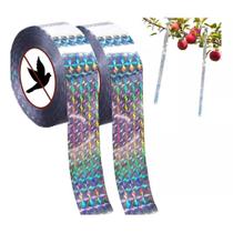 Fita Refletiva Espanta Pássaros Pombo Sacada Jardins Plantações 45 Metros