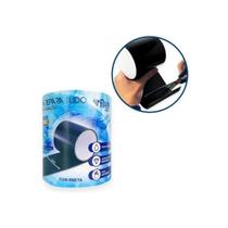 Fita repara tudo a prova d'agua preta 10cm x 150cm cola tudo