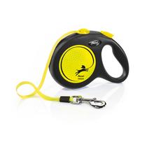 Fita retrátil Dog Leash Flexi Neon de 5 m para cães de 50 kg