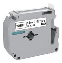 Fita Rotulador Brother Pt-70 M-K231S bco letra pta Fita Rotulador Brother Pt-70 M-K231S bco letra pta