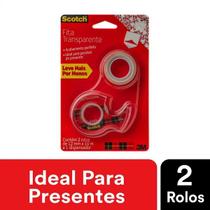Fita SCOTCH Transparente 12MM X 10M 2 Rolos Fita SCOTCH Transparente 12MM X 10M 2 Rolos