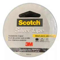 Fita Silver Tape 3m 45mm X 5m Cinza Forte