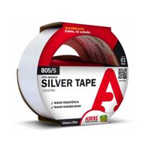 Fita Silver Tape 45cm x 5 Metros Reforçada Adere - Cores