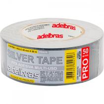 Fita Silver Tape Adelbras Cinza 48Mmx50M