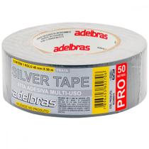 Fita Silver Tape Adelbras Cinza 48Mmx50M