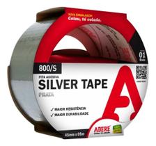 Fita silver tape adere 45mmx5m prata *2653*