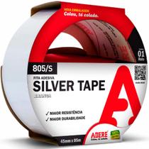 Fita Silver Tape Branca 45mm x 5 Metros - Adere Fita Silver Tape Branca 45mm x 5 Metros - Adere