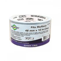Fita Silver Tape Brasfort Multiuso 48 X 10M Cinza 7548