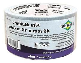 Fita Silver Tape Brasfort Multiuso 48 X 10m Cinza Fita Silver Tape Brasfort Multiuso 48 X 10m Cinza