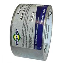 Fita Silver Tape Brasfort Multiuso 48Mm X 5M - 7547 - Kit C/15 Rolos Fita Silver Tape Brasfort Multiuso 48Mm X 5M - 7547 - Kit C/15 Rolos