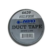Fita Silver Tape Duct Cinza Abro 48mm X 9,14 Metros