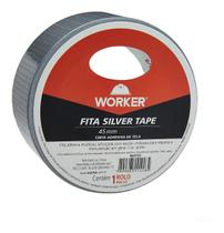 Fita silver tape multiuso adesiva scotch 45mmx25m worker