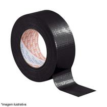 Fita Silver Tape Preta 48 MM X 05 MT - Adelbras