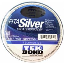 Fita Silver Tape Tekbond 48Mm X 5M Azul
