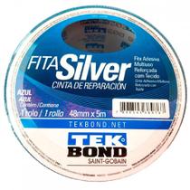 Fita Silver Tape Tekbond 48Mm X 5M Azul