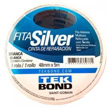 Fita Silver Tape Tekbond 48Mm X 5M Branca Fita Silver Tape Tekbond 48Mm X 5M Branca