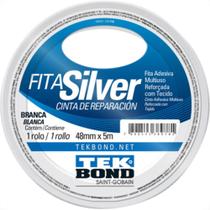 Fita Silver Tape Tekbond Branco 48Mmx05Mt Fita Silver Tape Tekbond Branco 48Mmx05Mt