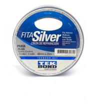 Fita Silver Tape Tekbond Prata 48mm X 25m - 1 Unidade