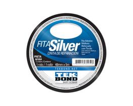 Fita Silver Tape Tekbond Preta 48Mmx5M Fita Silver Tape Tekbond Preta 48Mmx5M
