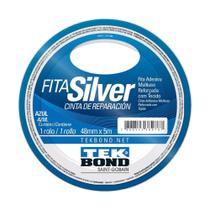 Fita Silver Tekbond Azul 48mm x 5m - TEK BOND
