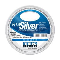 Fita Silver Tekbond Branca 48mm x 5m