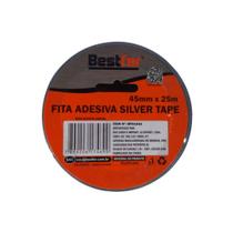 Fita Silvertape 45mm x 25m Cinza BFH1042 Bestfer Fita Silvertape 45mm x 25m Cinza BFH1042 Bestfer