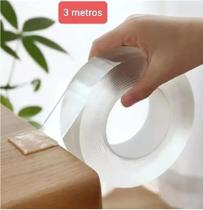Fita Smart Magica Adesiva Dupla Face Quadro 3 Metros Auto Colante Cola Fita Smart Magica Adesiva Dupla Face Quadro 3 Metros Auto Colante Cola