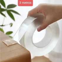 Fita Smart Magica Adesiva Dupla Face Quadro 3 Metros Auto Colante Cola