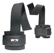 Fita Strap Munhequeira Faixa De Pulso Grip Luva Max F Preto Fita Strap Munhequeira Faixa De Pulso Grip Luva Max F Preto