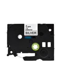 Fita Strong Compatível Brother Tz Tze S911 Prata 6mm Fita Strong Compatível Brother Tz Tze S911 Prata 6mm